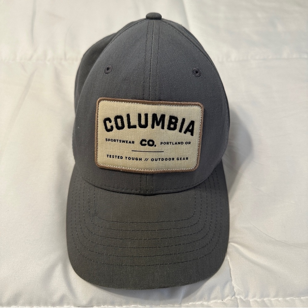 Columbia Dark Gray Cap with Logo Patch
